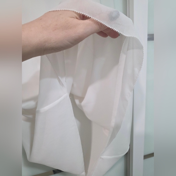 Wilfred Aritzia Swept Dress Puff-sleeve chiffon mini dress - Picture 14 of 17